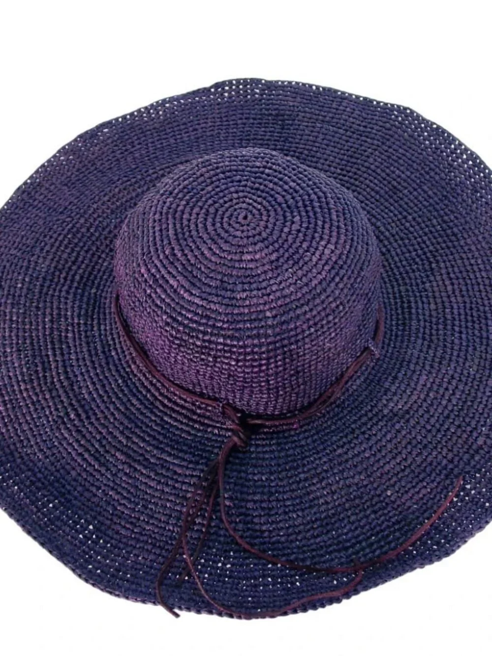 MAR Y SOL Bianca $125 Handmade Raffia Floppy Sun Hat - Made in MADAGASCAR